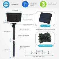 Luces De Cadena LED Solar Para Exteriores Impermeables Luz De Navidad Para Jardín Patio Bodas Decoración De Año Nuevo - details 2