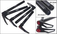 HEPPE Juego De Frente Para Bicicleta Con Eje Transversal Compatible Con Bicis MTB Y Carretera Quick Release M15xP1.5 Longitud 120-158mm Piezas - details 7