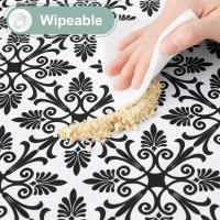 Mantel Rectangular Elástico Para Mesa De Plástico Cubierta Para Mesas Plegables Picnic Camping Exterior Resistente Al Aceite Estilo Clásico - details 3