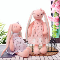 Muñeco De Peluche Conejo Lindo De 45CM/18 Pulgadas Juguete Para Bebés Muñeco De Soothing Conejo Dormido Relleno De Algodón PP Animal De Peluche Para Niños - details 1