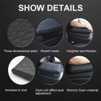 Almohadilla De Reposabrazos De Coche 2024 Tapete Bordado En PU Cuero Protección Del Consolador Central Almohadillas De Espuma De Memoria Accesorios De Estilo Para El Interior Del Vehículo - details 4