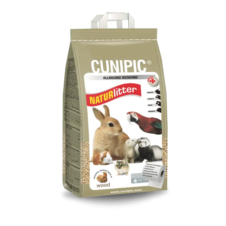 Naturlitter Madera Lecho Conejos y Roedores CUNIPIC 4 L - 1