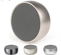 Pequeño altavoz pequeño de metal inalámbrico, Azul Altavoz Bluetooth Mini Subwoofer portátil para Exterior TARJETA DE Cañón de Maple - details 4