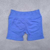 Shorts De Yoga Sin Costuras 4.5" Para Mujer Con Efecto Scrunch Y Levantamiento De Glúteos Pantalones De Gimnasio Para Correr Tejidos De Nylon Y Spandex Tallas XS a XL - details 4