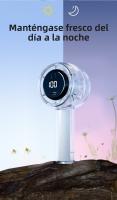 Ventilador de Ma 2025 - Mini Ventilador Portátil with Pantalla Digital, Adjustables y Type-C, Enfriamiento rápido para Estudiantes/Oficina, Diseño Ultra Silencioso y Seguro - details 13