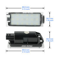 ANGRONG 2X Lámpara LED De Placa De Licencia CANBUS Para Renault Laguna Master Megane Trafic MK3 Luz Blanca Sin Advertencias De Error Peso 88g - details 4