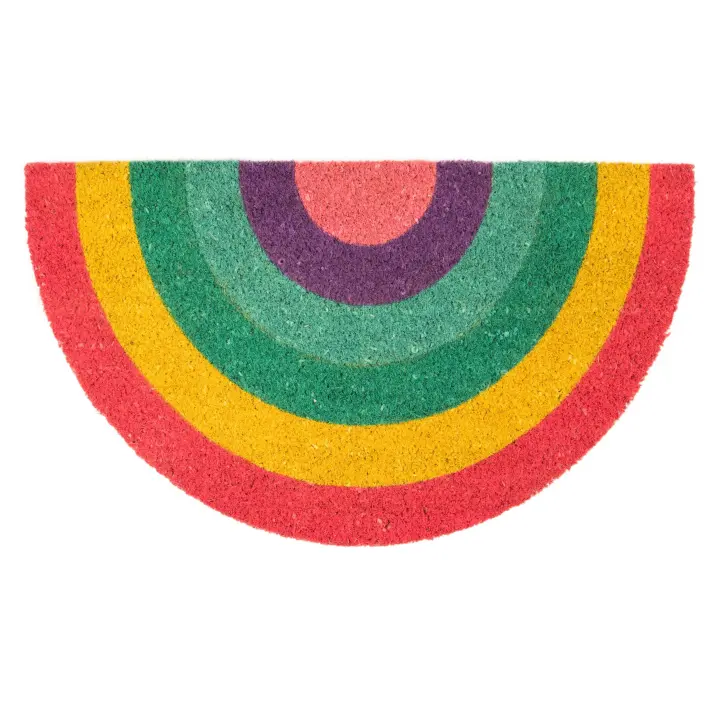 Fisura – Felpudo exterior de coco con base antideslizante de PVC. Felpudos de diferentes formas y colores. Medidas: 70 cm x 40 cm. - 1