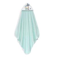 Capa de Baño bebe Interbaby Dino  verde  01261-03, Toalla con Capucha Algodón, 100x100cm. Secado Rápido Ideal Recién Nacidos con gorro baño - details 6
