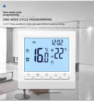 Controlador De Temperatura Programable Termostato Digital Con Pantalla LCD Táctil Para Calefacción De Suelo Y Boilers De Gas - details 4