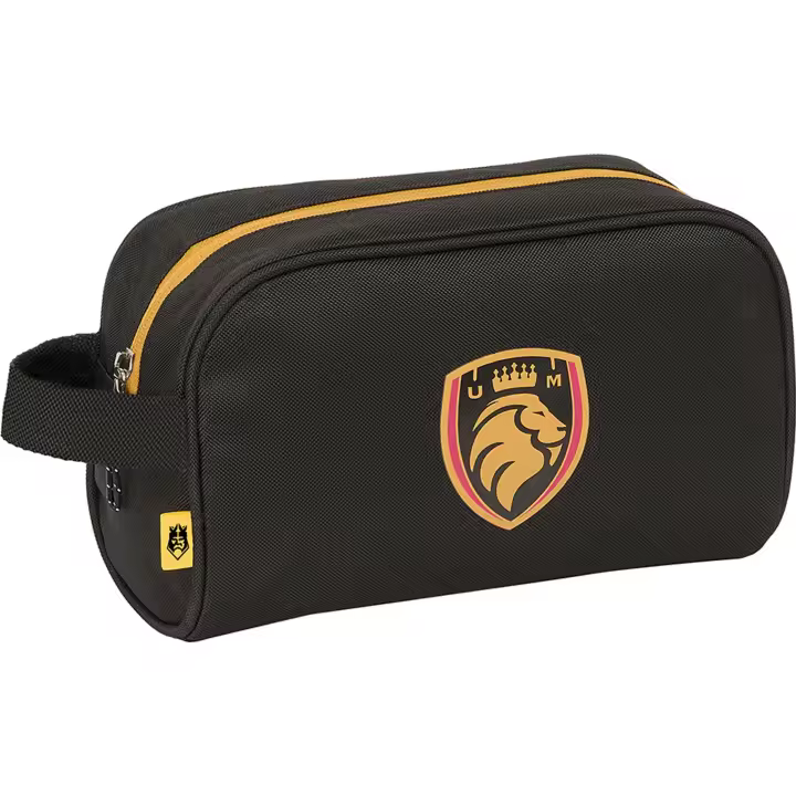 SAFTA  NECESER KINGS LEAGUE "ULTIMATE MÓSTOLES" - Neceser Kings League - Diseño Compacto y Elegante - Ideal para Viajes y Gimnasio - Varios Compartimentos Prácticos - Material Resistente al Agua - 1