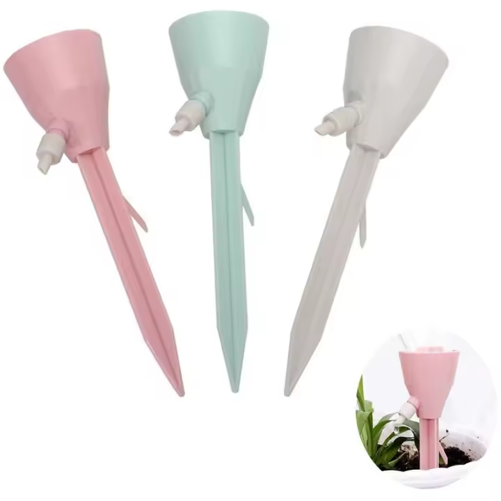 Sistemas de Riego por Goteo Automático para Balconies, 3 piezas, ajustables, fáciles de Regar para plantas en metales y Flores - 1