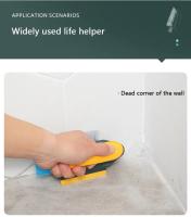Cepillo De Limpieza 2 En 1 Para Paredes Y Piso Durable Plástico Diseño Portátil Para Baño Cocina Sala De Estar - details 6
