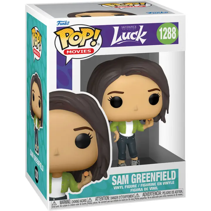 Funko Pop Luck Pelicula Sam Greenfield 67862-Figura de Vinilo Coleccionable - Idea de Regalo- Mercancia Oficial - Juguetes para Niños y Adultos - Movies Fans - Muñeco para Coleccionistas y Exposición - 1