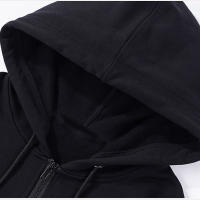 Chaqueta De Moda Para Hombre Con Capucha Y Cierre De Cremallera Manga Larga Suelta Y Casual Ropa De Calle Outerwear Para Primavera Y Otoño - details 12