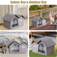 Casa De Aire Para Gatos Desmontable Refrescante De Verano Hogar De Hielo Para Perros Y Gatos Uso Cuatro Estaciones Material Oxford - details 4
