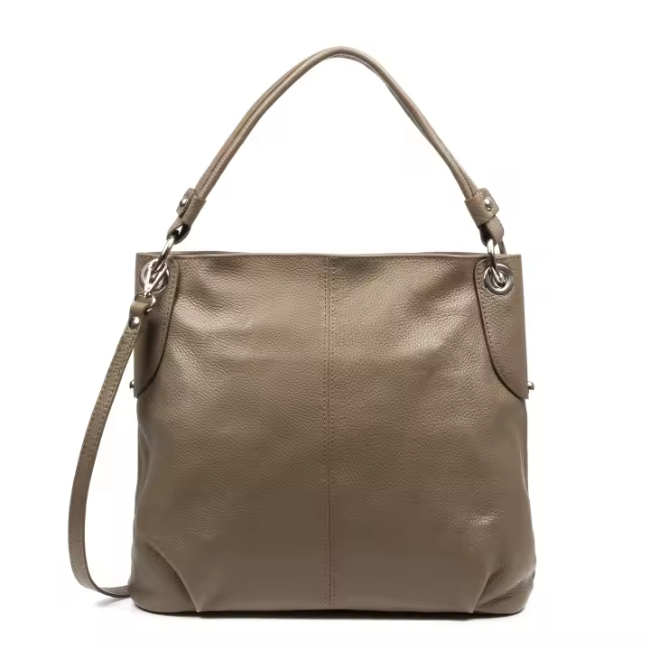 Firenze Artegiani. Airole Bolso de hombro Mujer. Piel auténtica Dollaro. Made in Italy. Vera Pelle Italiana. - 1