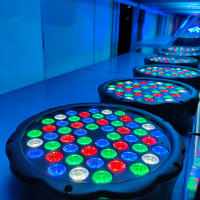 Lámpara De Proyección LED RGB 54x3W Para Fiesta Disco Bar Club Nocturno Control Por Voz Flash DJ Stroboscópico Para Bodas Cumpleaños - details 15