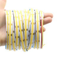 Tiras LED COB CCT 24V DC12V 608LEDs FCOB Luz Dimmable Doble Color 10MM PCB 1M 3M 5M Alta Densidad Flexibles Ra90 Cinta Lineal - details 5