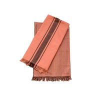 MEVAK LIVING - Pack 2 Paños de Algodón Kila - 50x70cm - Rayado y Liso - Flecos y Cinta Colgante - 5 Colores - details 3