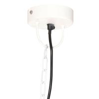 vidaXL Lámpara colgante vintage 25 W blanca redonda 41 cm E27 - details 4