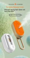 Cepillo Eléctrico Para Mascotas 3 En 1 Limpieza Masaje Recogido De Pelo De Perros Y Gatos Con Mango Retráctil Combinación De Cepillo De Dientes Y Mascarilla - details 0