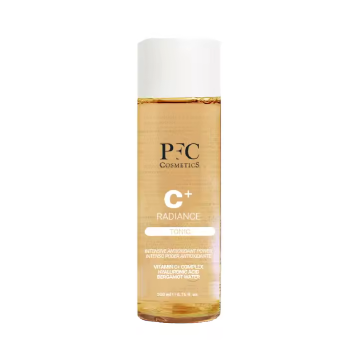 PFC  Tónico Facial Iluminador y Antioxidante con Vitamina C+ y Ácido Hialurónico. 200ml. Limpia e Hidrata. Aporta Luminosidad y Revitaliza. Todo Tipo de Piel. Antiedad - 1