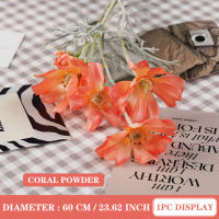 1PC Flor De Seda Artificial Camomila Daisy Para Decoración De Hogar Fiesta Boda Habitación Uflower Estilo Rama De Flores - details 10