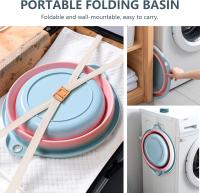 Fregadero plegable, paquete de 2, 5 L, plegable para Exterior Cuenca, multiusos, Cubeta de plástico portátil - details 1