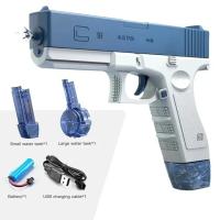 Pistola De Agua Eléctrica Automática Para La Playa Y Jardín Regalo Para Niños Y Adultos Juguete De Entretenimiento Al Aire Libre M416 - details 8