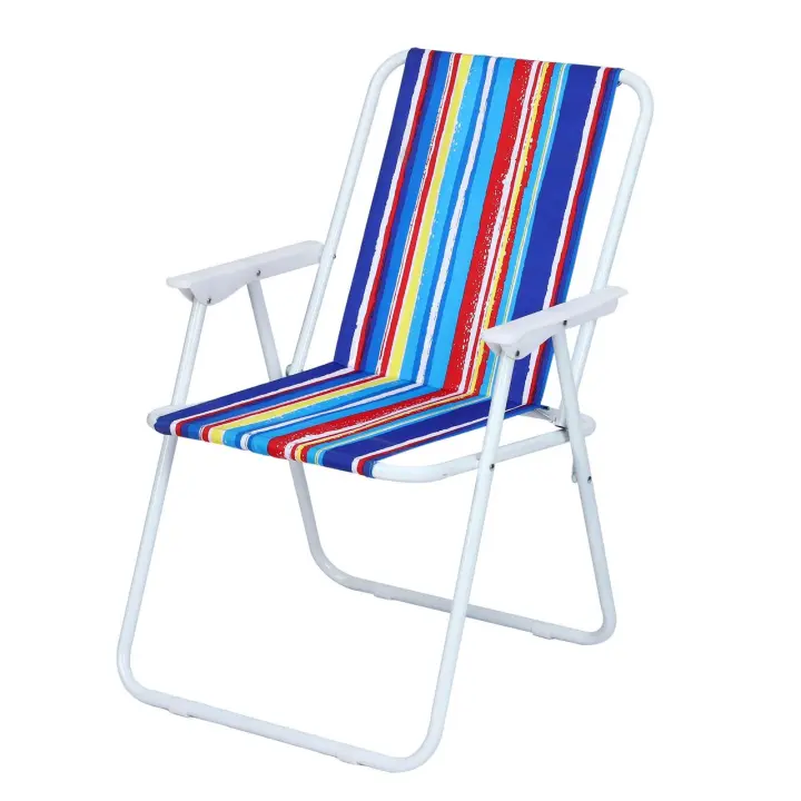 Silla de Taburete con Respaldo multición portátil Informal al Aire Libre para Patio Camping Pesca Barbacoa - 1