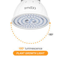 Lámpara De Crecimiento Para Plantas LED E27 Espectro Completo Foco Para Cultivo En Invernadero Y Tentación Hidroponía Con Varias Quantidades De LEDs 48/60/80/126/200/300 - details 8
