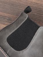 Botas Chelsea Retro Para Hombre 2024 Comodidad Moda Cuero Sintético Botas De Tobillo Encima De La Rodilla Material De Suela TPR - details 21