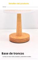 Lámpara De Mesa LED Estilo Japonés Retro Iluminación Interior Para Dormitorio Y Sala De Estar Luz De Noche Decorativa Para Escritorio Incluye Bombilla Fuente De Alimentación AC 90-260V - details 5