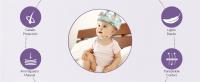 Baby Wonders® Casco Bebe, Protector Cabeza Bebe Golpes, Casco Bebe Golpes, Chichonera Bebe, Casco Antigolpes Bebe Ajustable, Casco Para Bebe Casa, Casco De Protección Y Seguridad Para Bebes - details 3