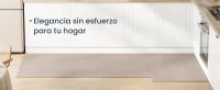 SONGMICS HOME Alfombra, 80 x 150 cm, Alfombra Antideslizante, Alfombra de Yute Sintético, Decoración del Hogar, para Salón, Dormitorio Comedor, Lavable a Máquina, Marrón Camello - details 0