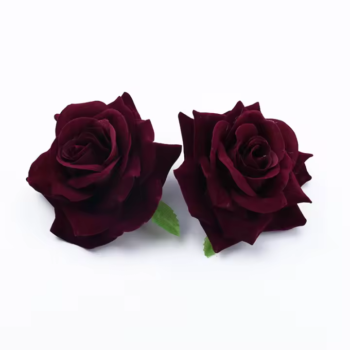 Rosa De Seda 10CM Flores Artificiales Para Bodas Navidad Arcos De Jardín DIY Regalo Adorno De Casa Y Cabeza - 1