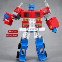 Bloques De Construcción Creativos Optimus Prime Y Camión Robot 372PCS Juguetes De Bloques De Construcción Para Niños Regalo Ideal Para Edad 6-12 Años Material ABS Compatible Con Lego - details 3