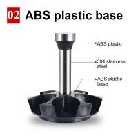 Juego De Botellas De Pimienta Y Especias Rotativas Organizador De Vidrio Para Cocina Soporte Para Azúcar Y Pimienta Estante De Almacenamiento De Cocina 1/7 Piezas - details 6