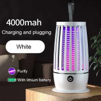 Lampara Eléctrica Repelente De Mosquitos Recargable Atracción Para Mosquitos Interior Trampa De Mosquitos Luz Con Succión - details 11