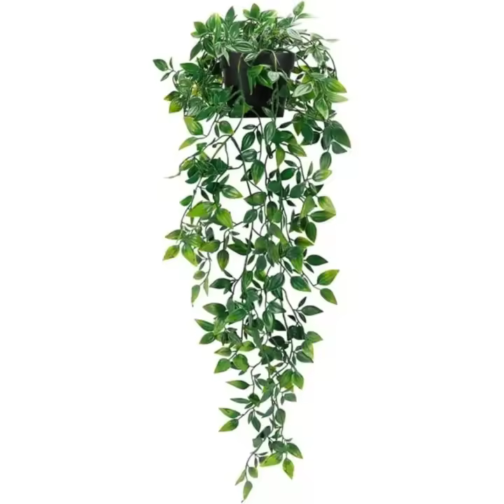 Plantas De Hiedra Artificial De Plástico Para Decoración De Hogar Balcón Jardín Y Oficina Sin Macetas Occasiones: Boda Año Nuevo Navidad - 1