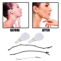 40Pcs/set Almohadillas De Caras Invisibles Instantáneas V-Forma Elevación De Piel Flácida Línea Delgada Adhesivo Para Barba Y Barba - details 0