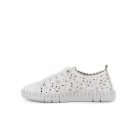 Zapatillas de lona mujer MANLISA COMFORT SHOES 600 WHITE SNEAKERS PICADO BLANCO 35012 25V - details 2