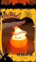 Lámpara De Silicona Suave Para Halloween Decoración De Ambiente De Habitación Fantasma Demonio Kiwi Bird Mago Luz Nocturna LED Recargable Forma De Calabaza - details 63