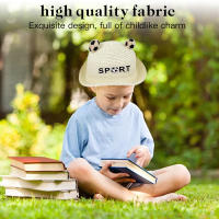 Sombrero de Paja Veraniego para Niños y Niñas con Diseño de Fútbol - Ideal para Playa y Actividades al Aire Libre - details 2