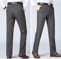 Pantalones De Verano Y Otoño Para Hombre 100% Algodón Cargo Fashion Smart Casual Sólido Café Negro Talla Alta Cierre De Cremallera - details 6