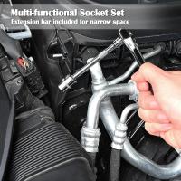 Juego De 12 Piezas De Llaves De Engranaje Ratchet Torque Para Reparación De Coches Y Barcos Herramienta Manual De Crámer Vanadio Acero - details 4