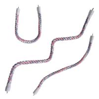 Juguete Para Aves De Compañía Mordedor De Algodón Colorido Para Periquitos Resistente Y Elástico Con Carril Para Colgar En Jaula - details 16