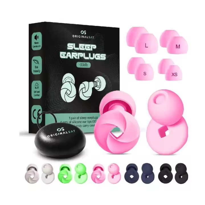 ORIGINALSAT Tapones para los oídos, tapones para los Oídos con Reducción de Ruido de 33 dB - 1