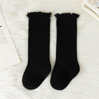 Calcetines Largos De Encaje Para Bebés Y Niñas Suaves Y Cómodos Para Todo El Año Calcetines De Algodón Con Volantes Para Niños Y Niñas De 0 a 5 Años - details 8
