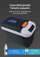 MAXWORK Mini Nevera Refrigerador Portátil de 10l para Coche y Hogar | Función de Refrigeración y Calefacción - details 4